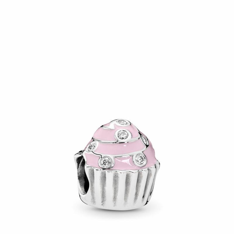 Talismane Pandora Sweet Cupcake Argint/Roz (7a1bVeOx)